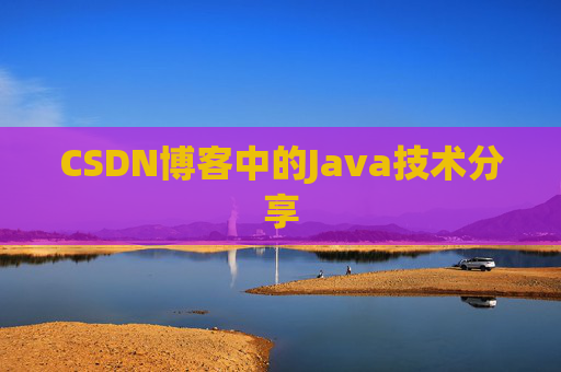 CSDN博客中的Java技术分享